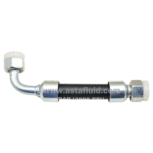 Hose Assly R2-1/4",30" Long, One Side Bend