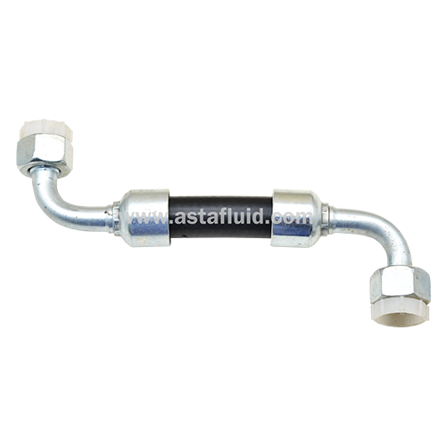 Hose Assly R2-2",100" Long, Two Side Bend