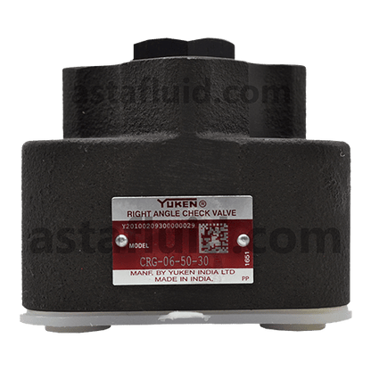 Right Angle Check Valve, CRG10-35-50, YUKEN