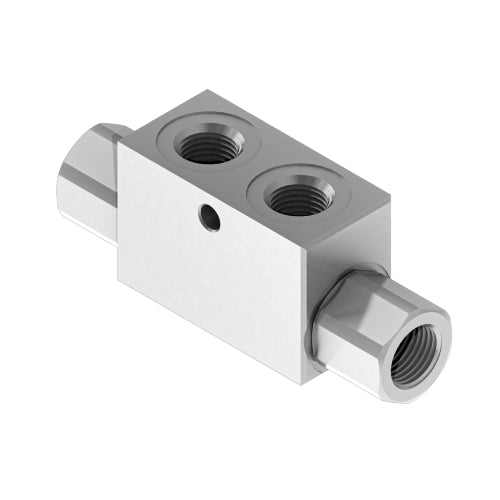 VBD1B- 1/4" DOUBLE PILOT CHECK VALVE- FLUID APP